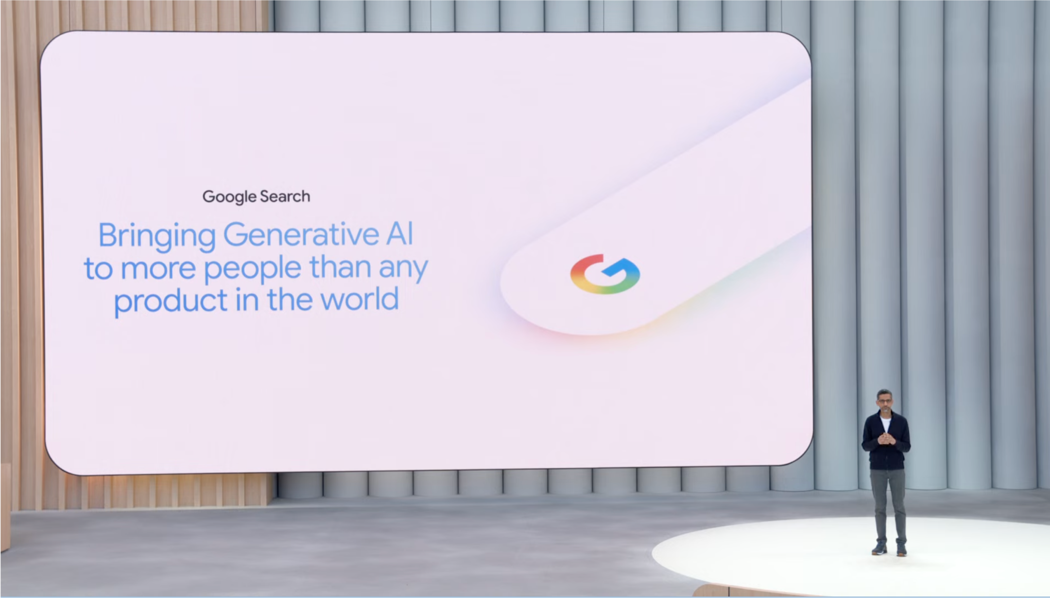 A visual representation highlighting the build from white principle